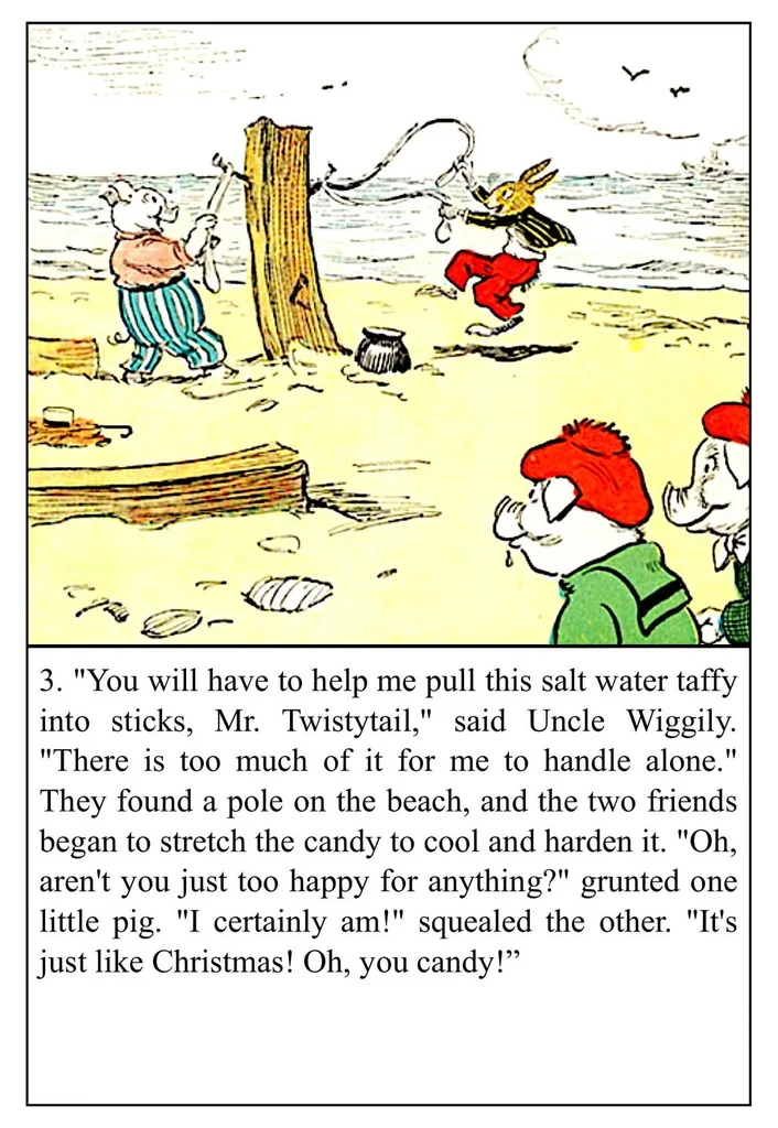 An illustration from UNCLE WIGGILY AND THE TURKEY GOBBLER -Bk24- by HOWARD GARIS - GUNSTON CLASSICS, 1919, leaf 17