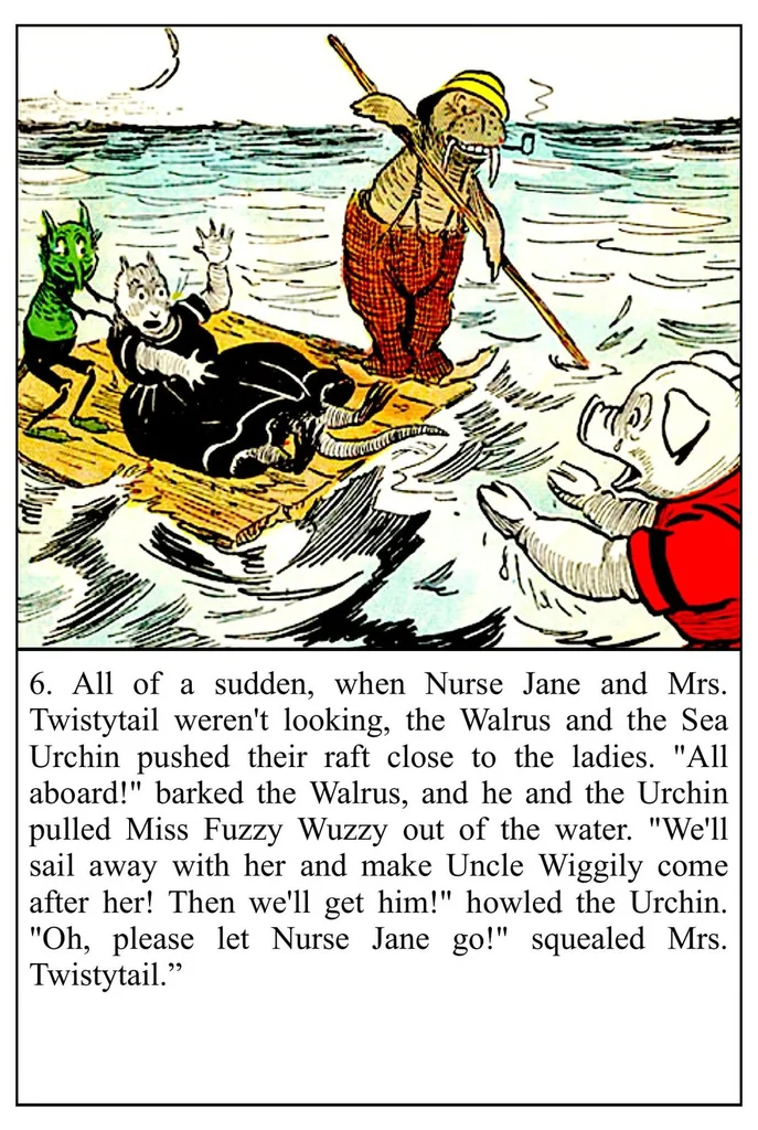 An illustration from UNCLE WIGGILY AND THE TURKEY GOBBLER -Bk24- by HOWARD GARIS - GUNSTON CLASSICS, 1919, leaf 20