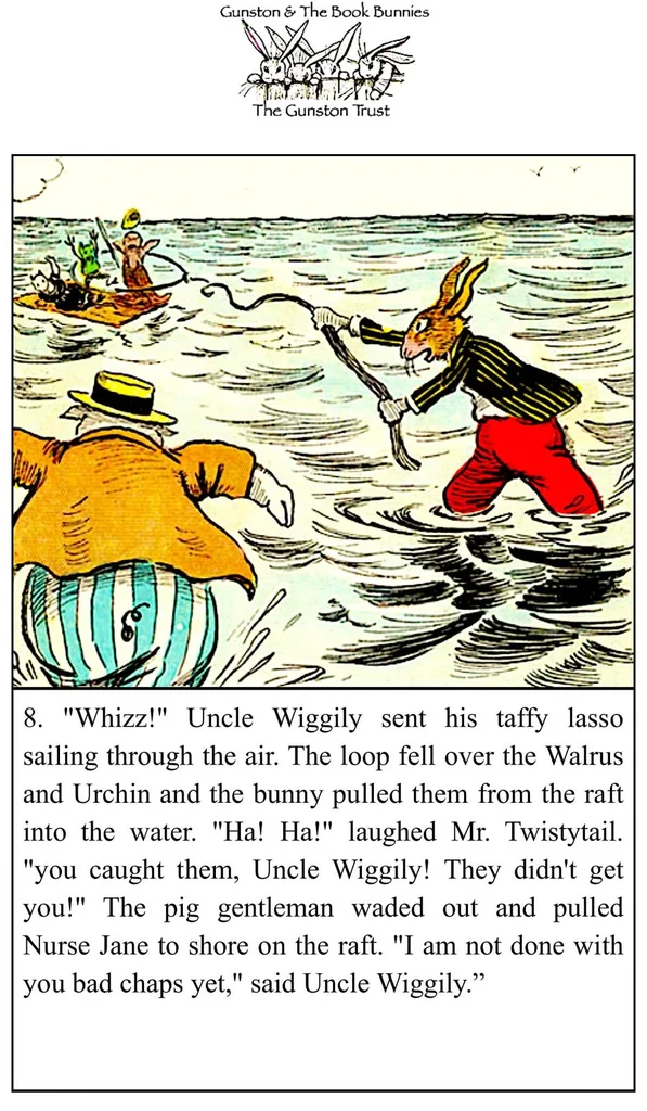 An illustration from UNCLE WIGGILY AND THE TURKEY GOBBLER -Bk24- by HOWARD GARIS - GUNSTON CLASSICS, 1919, leaf 22