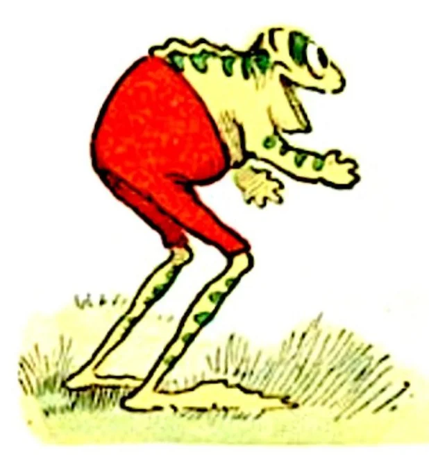 An illustration from UNCLE WIGGILY GOES SWIMMING -Bk18-BY HOWARD GARIS-GUNSTON CLASSICS, 1919, leaf 2