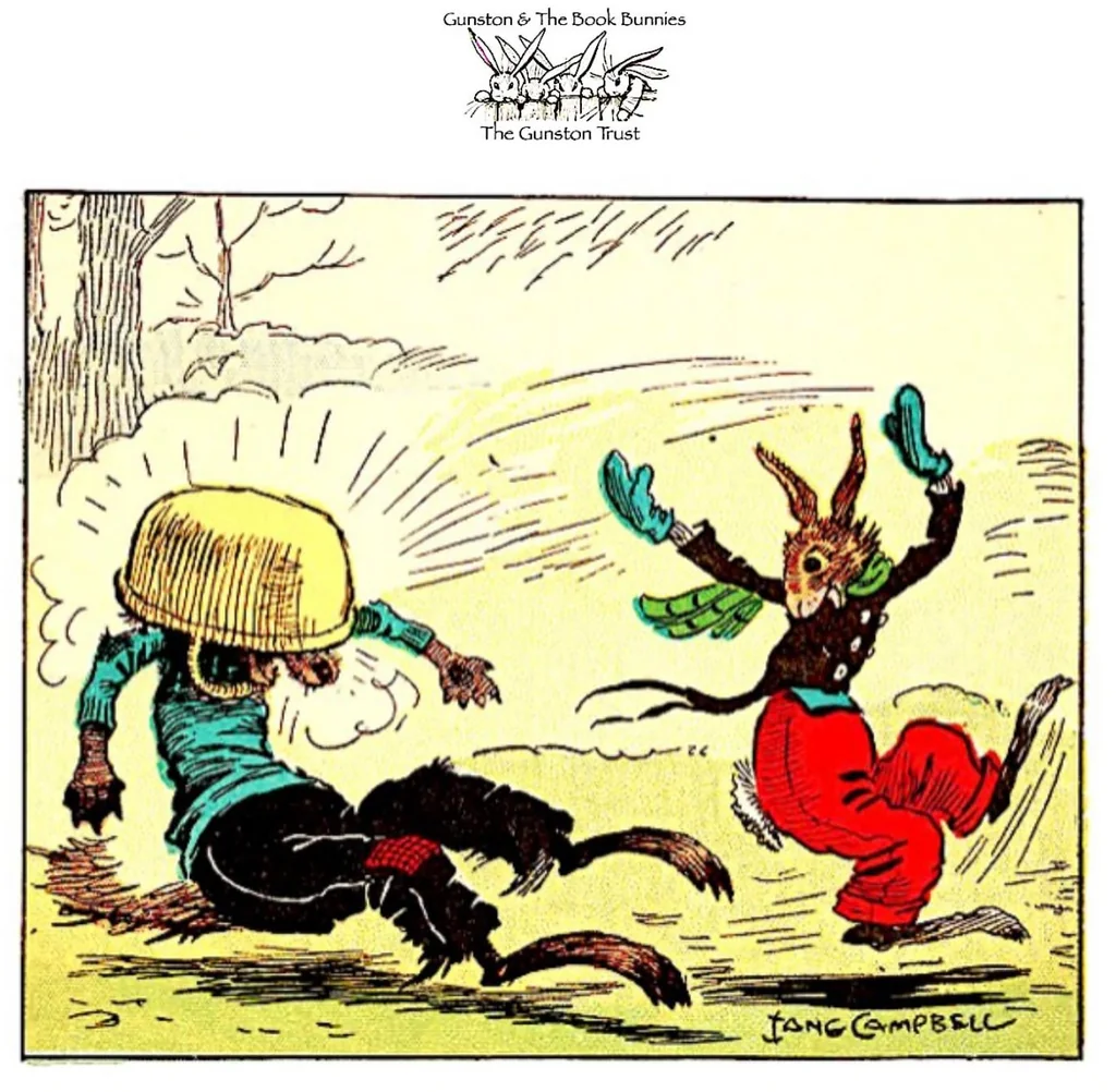 An illustration from UNCLE WIGGILY GOES SWIMMING -Bk18-BY HOWARD GARIS-GUNSTON CLASSICS, 1919, leaf 23