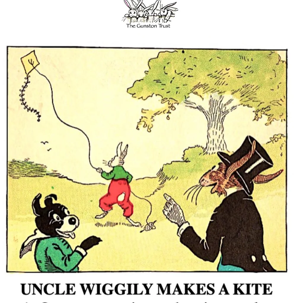 An illustration from UNCLE WIGGILY GOES SWIMMING -Bk18-BY HOWARD GARIS-GUNSTON CLASSICS, 1919, leaf 25
