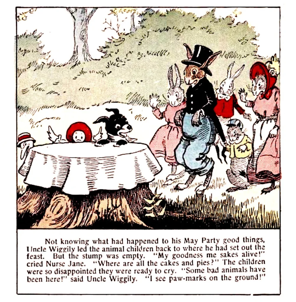 An illustration from UNCLE WIGGILY INDIAN HUNTER - Bk10 - HOWARD GARIS - GUNSTON CLASSICS, 1920, leaf 21