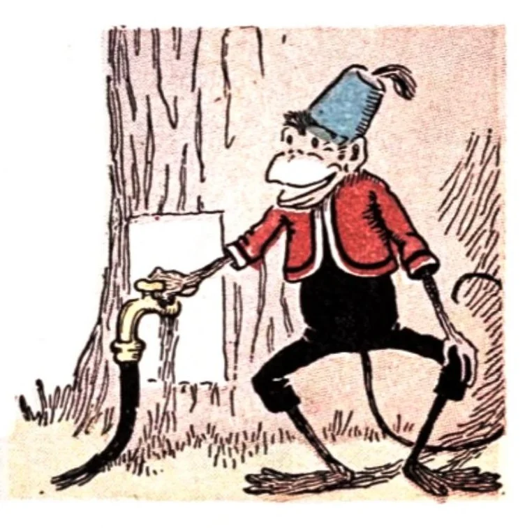 An illustration from UNCLE WIGGILY INDIAN HUNTER - Bk10 - HOWARD GARIS - GUNSTON CLASSICS, 1920, leaf 25