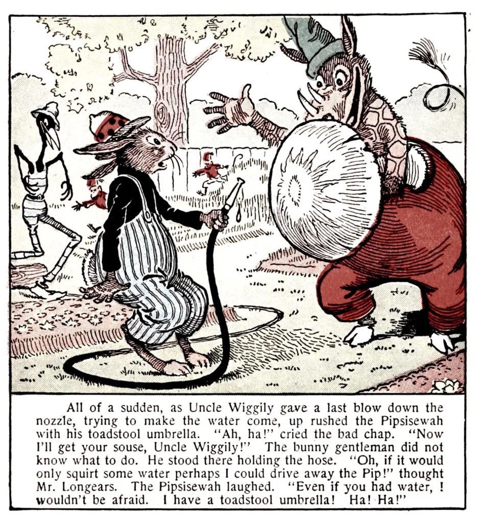 An illustration from UNCLE WIGGILY INDIAN HUNTER - Bk10 - HOWARD GARIS - GUNSTON CLASSICS, 1920, leaf 31