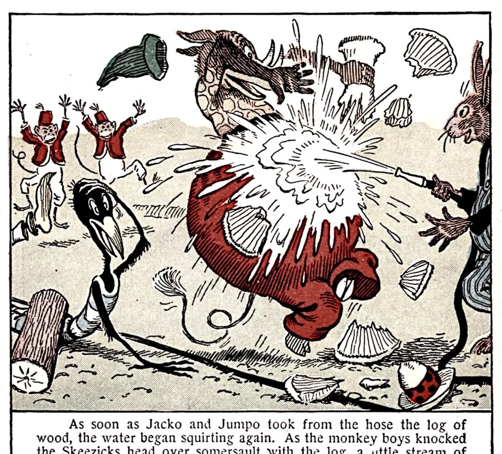 An illustration from UNCLE WIGGILY INDIAN HUNTER - Bk10 - HOWARD GARIS - GUNSTON CLASSICS, 1920, leaf 33