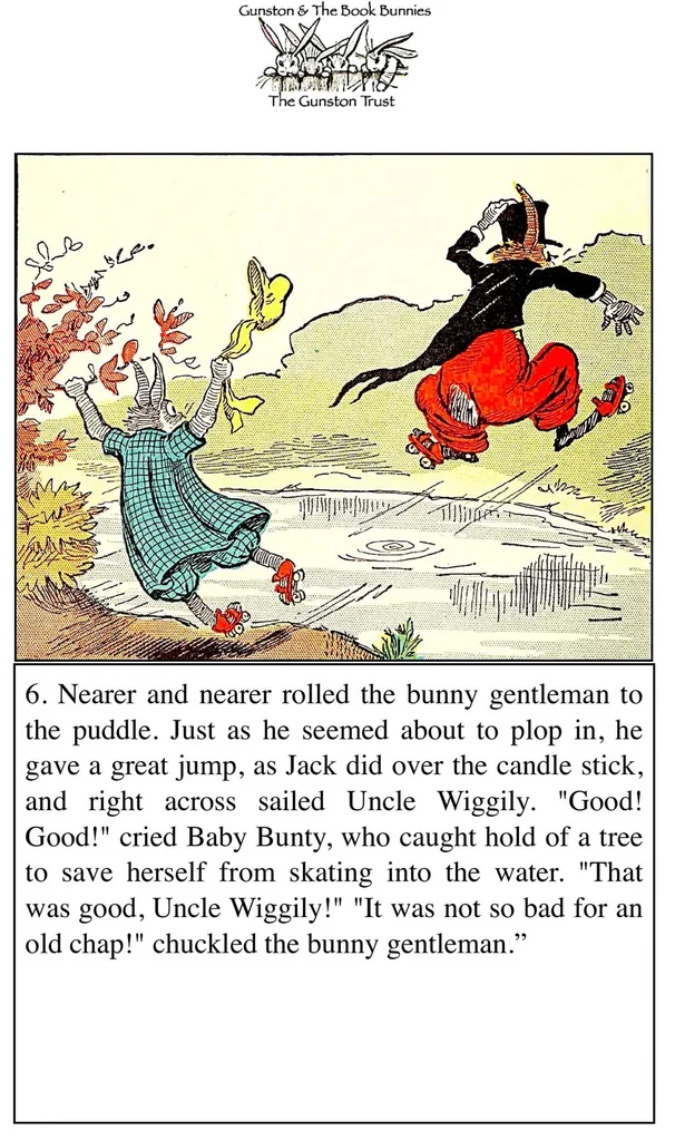 An illustration from UNCLE WIGGILY ON ROLLER SKATES -Bk17-By HOWARD GARIS - GUNSTON CLASSICS, 1919, leaf 10