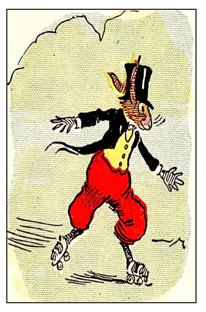 An illustration from UNCLE WIGGILY ON ROLLER SKATES -Bk17-By HOWARD GARIS - GUNSTON CLASSICS, 1919, leaf 2