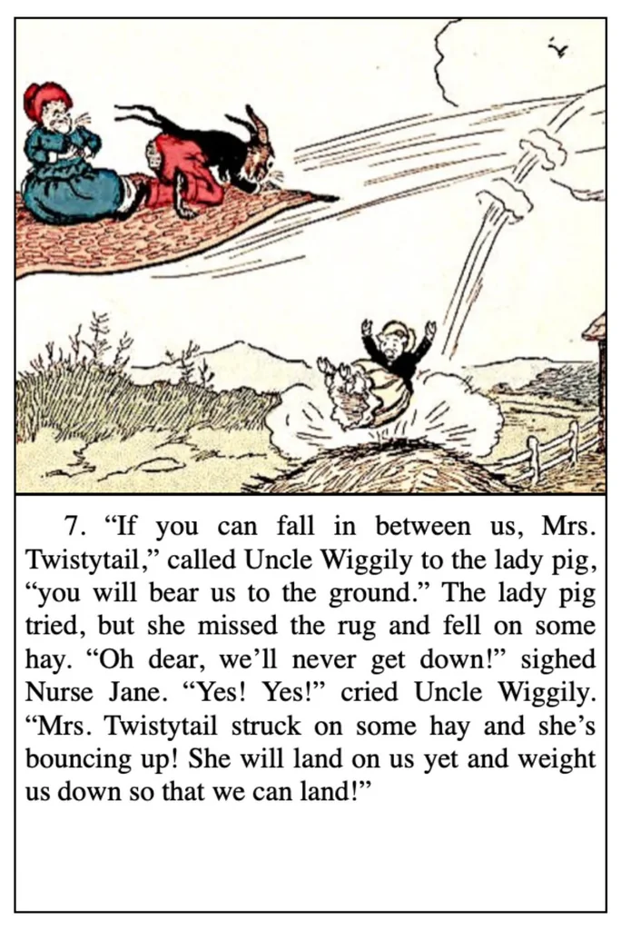 An illustration from UNCLE WIGGILY ON THE FLYING RUG -Bk13-By HOWARD GARIS GUNSTON CLASSICS, 1919, leaf 11