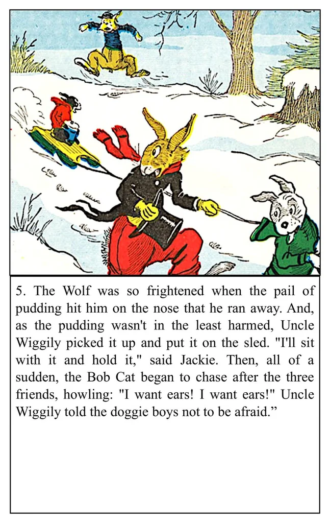 An illustration from UNCLE WIGGILY ON THE FLYING RUG -Bk13-By HOWARD GARIS GUNSTON CLASSICS, 1919, leaf 29