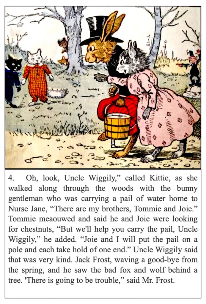 An illustration from UNCLE WIGGILY' S APPLE ROAST-Bk4- By HOWARD GARIS GUNSTON CLASSICS., 1919, leaf 28