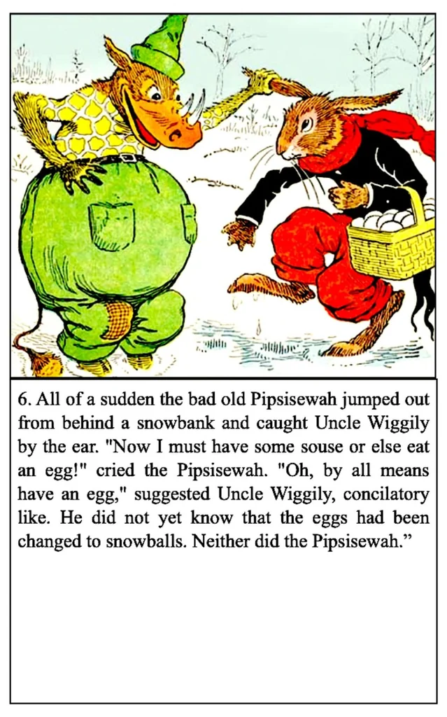 An illustration from UNCLE WIGGILY' S BLUNDER PUP-Bk34- By HOWARD GARIS - GUNSTON CLASSICS, 1922, leaf 20
