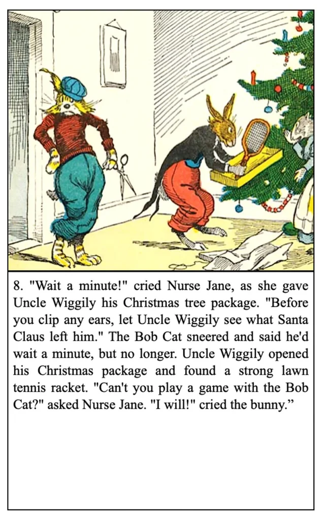 An illustration from UNCLE WIGGILY' S BLUNDER PUP-Bk34- By HOWARD GARIS - GUNSTON CLASSICS, 1922, leaf 32