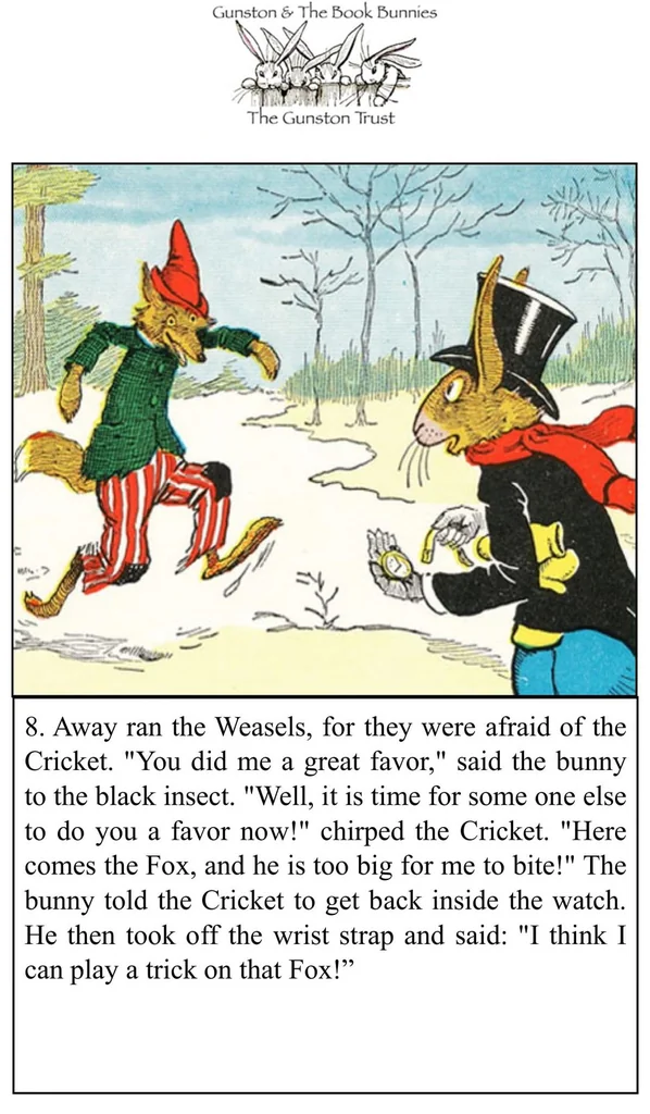 An illustration from UNCLE WIGGILY' S EMPTY WATCH-Bk21- - By HOWARD GARIS GUNSTON CLASSICS, 1919, leaf 12