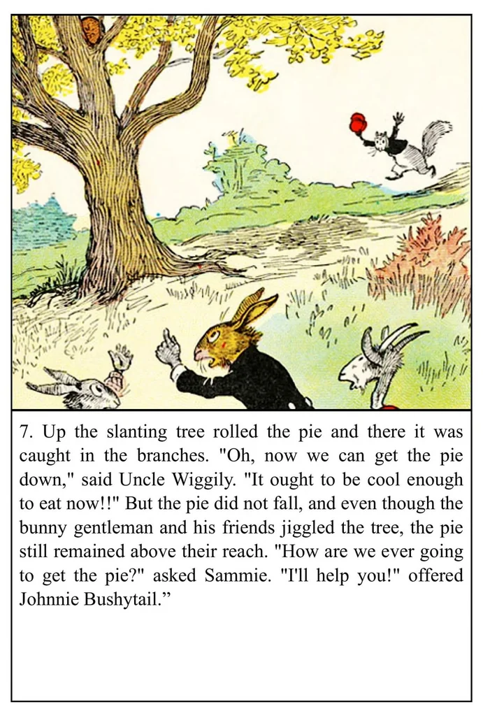 An illustration from UNCLE WIGGILY' S EMPTY WATCH-Bk21- - By HOWARD GARIS GUNSTON CLASSICS, 1919, leaf 21