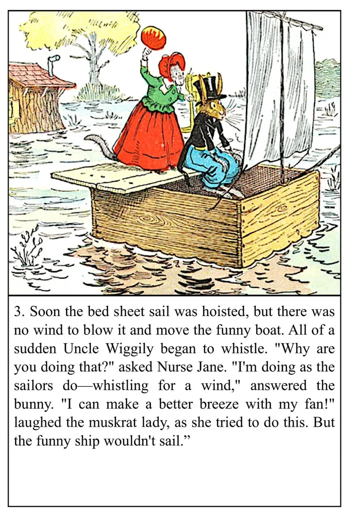 An illustration from UNCLE WIGGILY' S EMPTY WATCH-Bk21- - By HOWARD GARIS GUNSTON CLASSICS, 1919, leaf 27