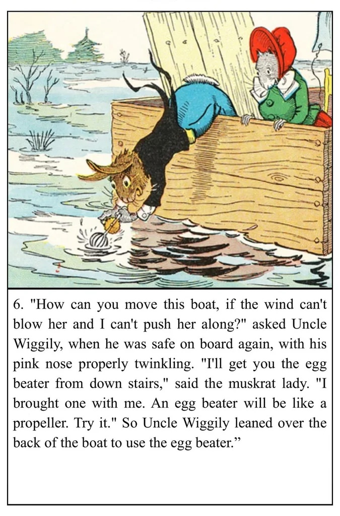 An illustration from UNCLE WIGGILY' S EMPTY WATCH-Bk21- - By HOWARD GARIS GUNSTON CLASSICS, 1919, leaf 30