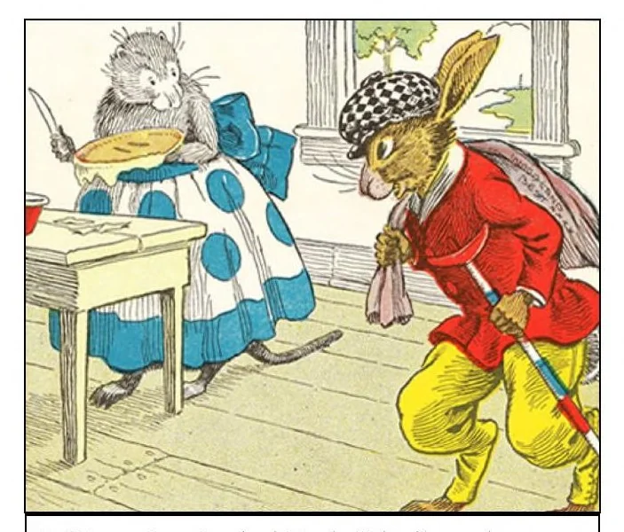 An illustration from UNCLE WIGGILY' S FISHING TRIP - Bk6-By HOWARD GARIS GUNSTON CLASSICS, 1919, leaf 16
