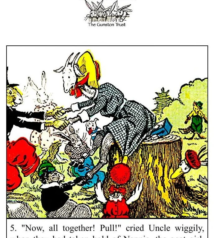 An illustration from UNCLE WIGGILY' S FISHING TRIP - Bk6-By HOWARD GARIS GUNSTON CLASSICS, 1919, leaf 29