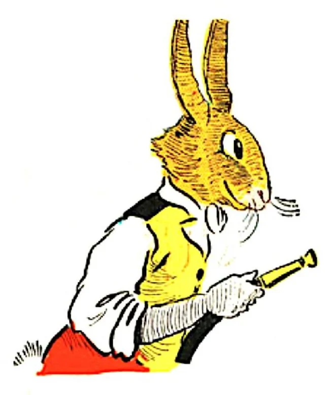 An illustration from UNCLE WIGGILY' S FUNNY AUTO - BK16- By HOWARD GARIS GUNSTON CLASSICS, 1919, leaf 24