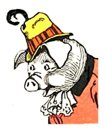 An illustration from UNCLE WIGGILY' S FUNNY AUTO - BK16- By HOWARD GARIS GUNSTON CLASSICS, 1919, leaf 4