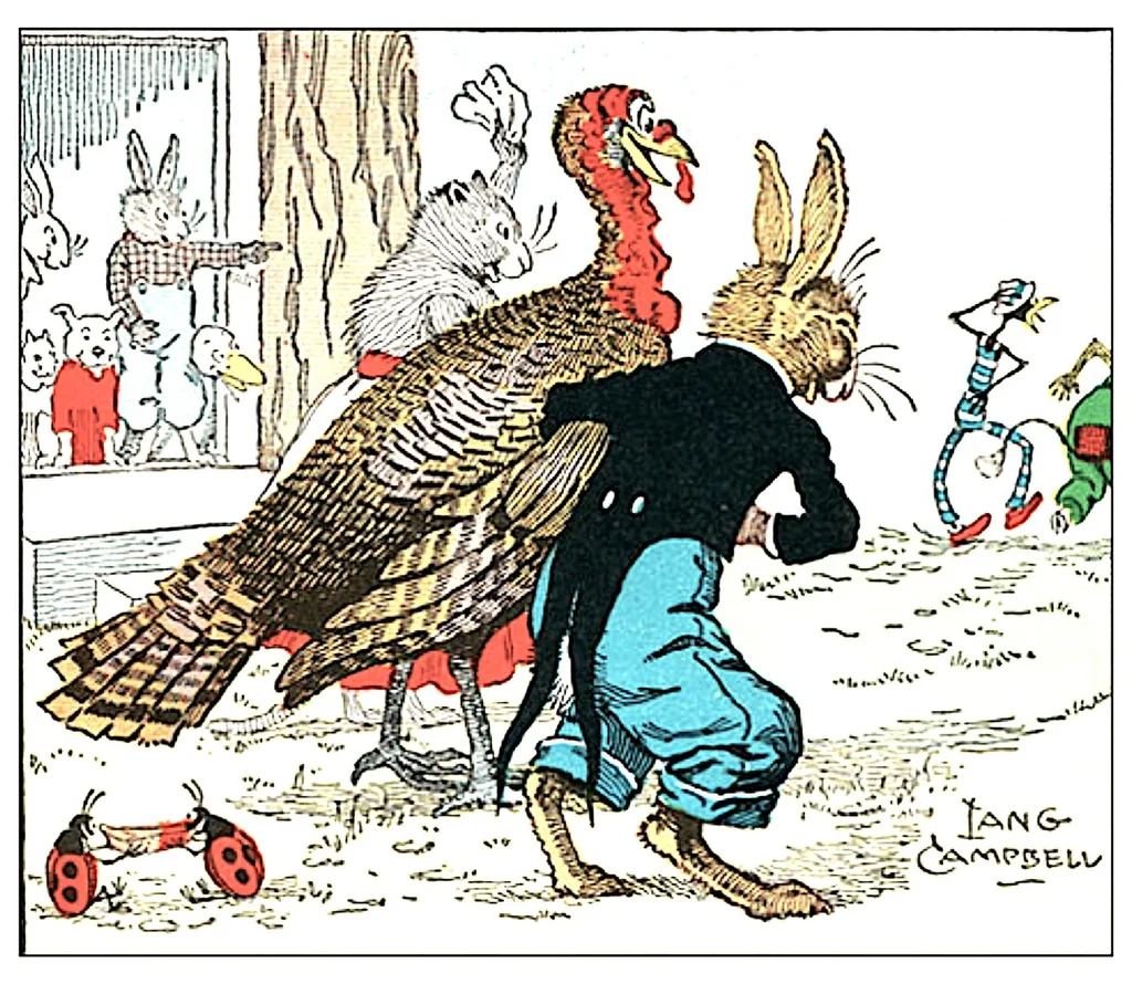 An illustration from UNCLE WIGGILY' S HOLIDAYS -Bk3- By HOWARD R. GARIS GUNSTON CLASSICS, 1919, leaf 13