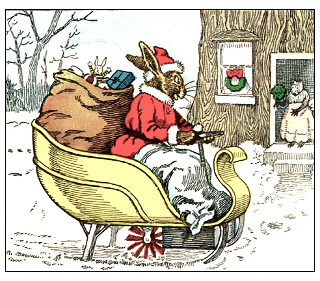 An illustration from UNCLE WIGGILY' S HOLIDAYS -Bk3- By HOWARD R. GARIS GUNSTON CLASSICS, 1919, leaf 15
