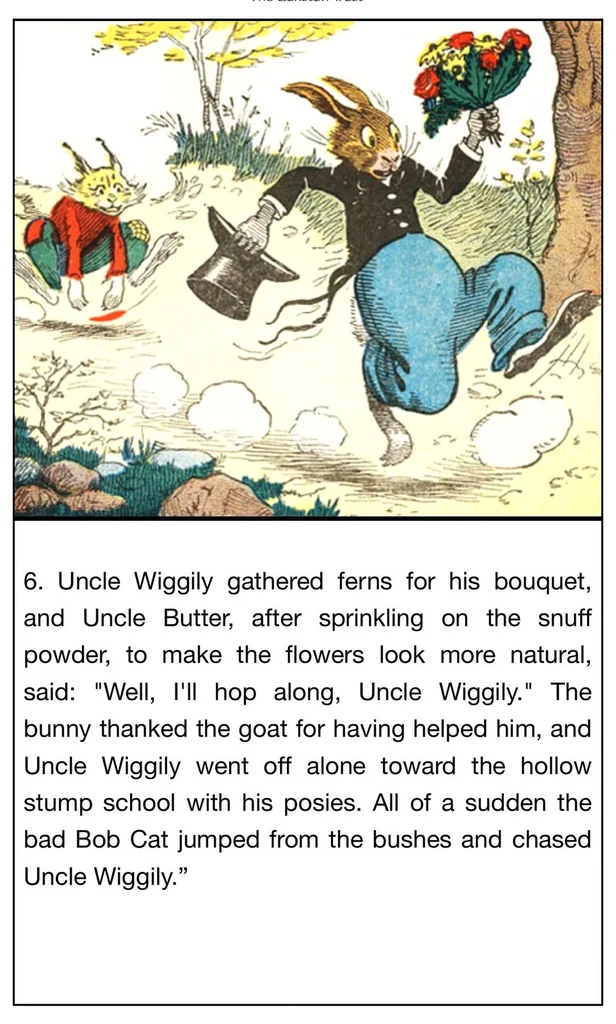 An illustration from UNCLE WIGGILY' S ICE CREAM PARTY-Bk 11- By HOWARD GARIS GUNSTON CLASSICS, 1919, leaf 30