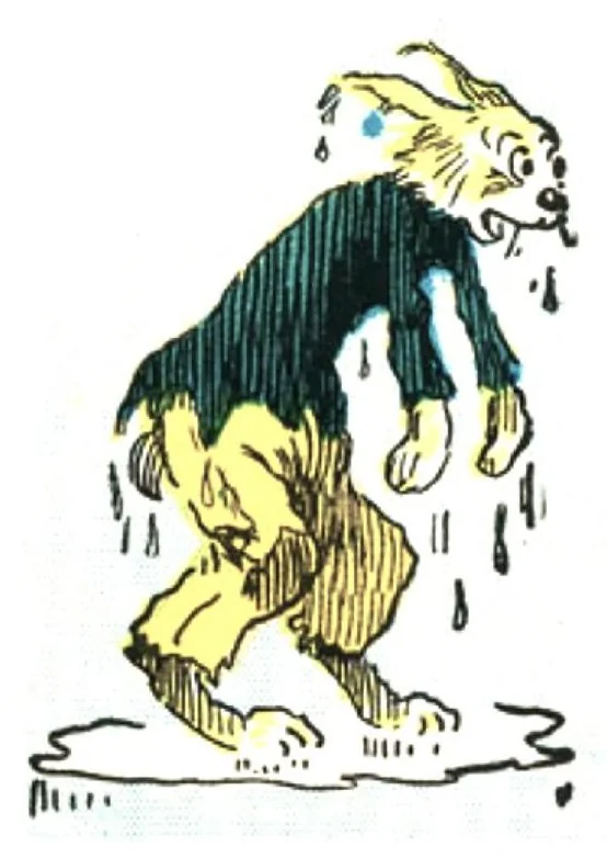 An illustration from UNCLE WIGGILY' S JUMPING BOOTS- Bk31- By HOWARD GARIS - GUNSTON CLASSICS, 1919, leaf 14