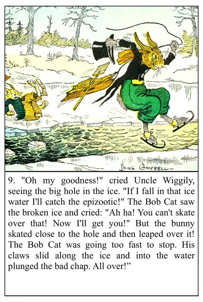 An illustration from UNCLE WIGGILY' S JUMPING BOOTS- Bk31- By HOWARD GARIS - GUNSTON CLASSICS, 1919, leaf 23