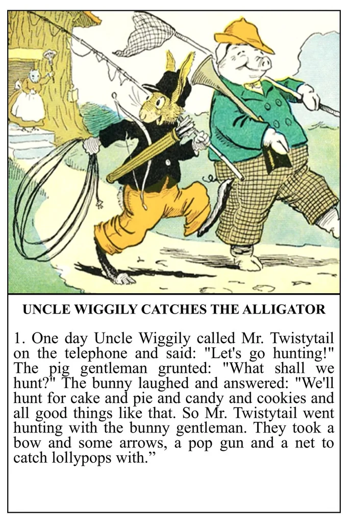 An illustration from UNCLE WIGGILY' S JUMPING BOOTS- Bk31- By HOWARD GARIS - GUNSTON CLASSICS, 1919, leaf 25