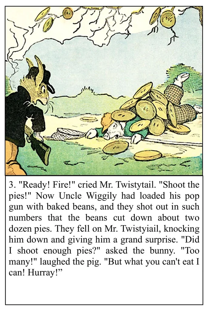 An illustration from UNCLE WIGGILY' S JUMPING BOOTS- Bk31- By HOWARD GARIS - GUNSTON CLASSICS, 1919, leaf 27