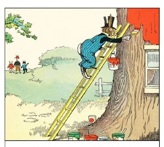 An illustration from UNCLE WIGGILY' S JUNE BUG FRIENDS - Bk7- By HOWARD GARIS - GUNSTON CLASSICS, 1919, leaf 15
