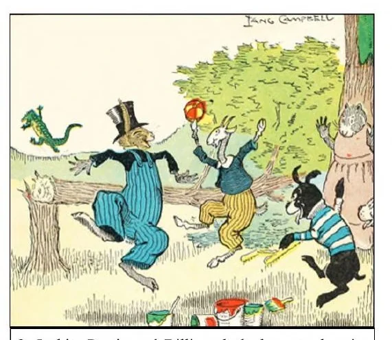 An illustration from UNCLE WIGGILY' S JUNE BUG FRIENDS - Bk7- By HOWARD GARIS - GUNSTON CLASSICS, 1919, leaf 23