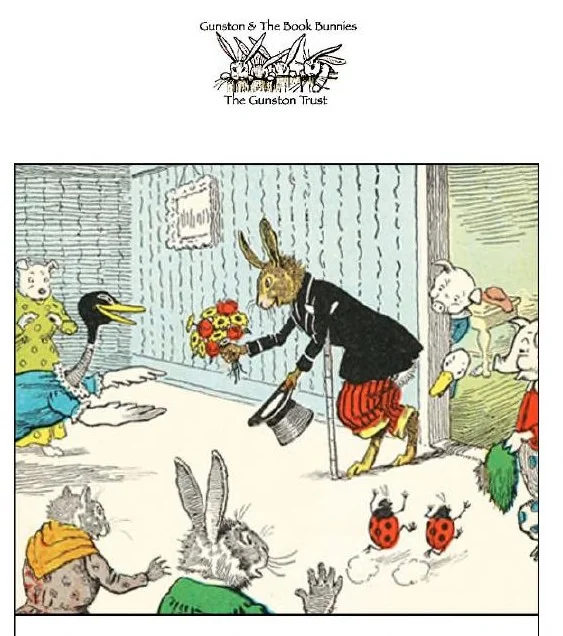 An illustration from UNCLE WIGGILY' S JUNE BUG FRIENDS - Bk7- By HOWARD GARIS - GUNSTON CLASSICS, 1919, leaf 32