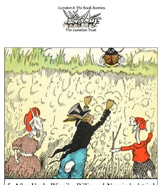 An illustration from UNCLE WIGGILY' S JUNE BUG FRIENDS - Bk7- By HOWARD GARIS - GUNSTON CLASSICS, 1919, leaf 9