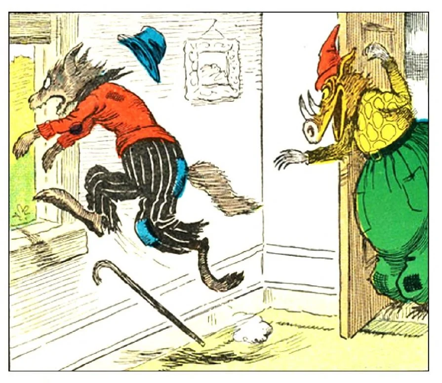 An illustration from UNCLE WIGGILY' S LAUGHING GAS BALLOONS-Bk20- By HOWARD R. GARIS - GUNSTON CLASSICS, 1919, leaf 20