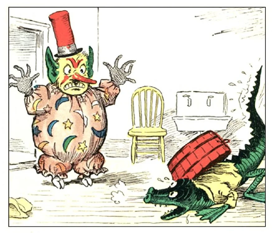 An illustration from UNCLE WIGGILY' S LAUGHING GAS BALLOONS-Bk20- By HOWARD R. GARIS - GUNSTON CLASSICS, 1919, leaf 22