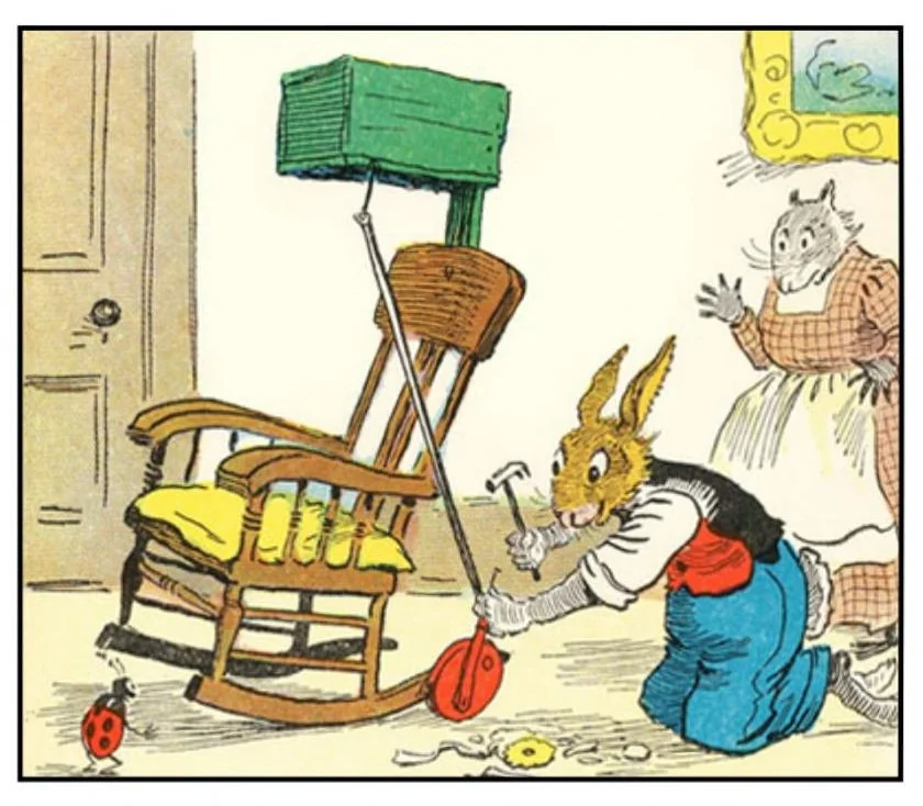 An illustration from UNCLE WIGGILY' S LAUGHING GAS BALLOONS-Bk20- By HOWARD R. GARIS - GUNSTON CLASSICS, 1919, leaf 25