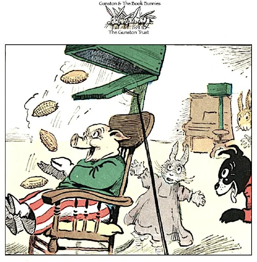 An illustration from UNCLE WIGGILY' S LAUGHING GAS BALLOONS-Bk20- By HOWARD R. GARIS - GUNSTON CLASSICS, 1919, leaf 27