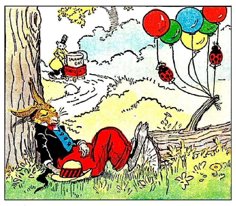 An illustration from UNCLE WIGGILY' S LAUGHING GAS BALLOONS-Bk20- By HOWARD R. GARIS - GUNSTON CLASSICS, 1919, leaf 6