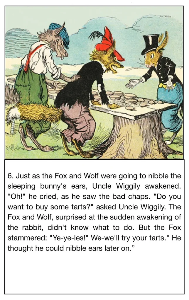 An illustration from UNCLE WIGGILY' S MAKE BELIEVE TARTS-Bk29- By HOWARD R. GARIS GUNSTON CLASSICS, 1919, leaf 10