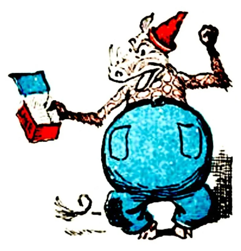 An illustration from UNCLE WIGGILY' S PICNIC -Bk5-By HOWARD R. GARIS - GUNSTON CLASSICS, 1919, leaf 2