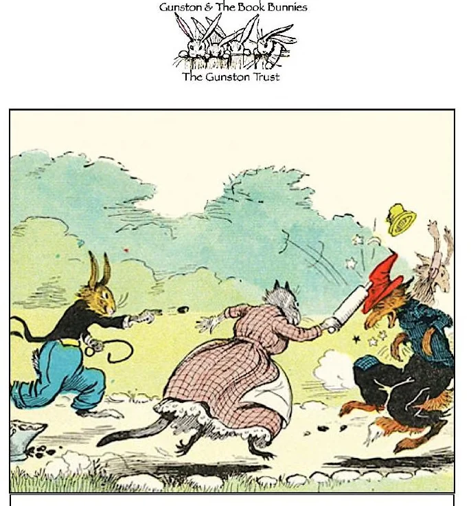 An illustration from UNCLE WIGGILY' S RADIO-Bk22- By HOWARD GARIS - GUNSTON CLASSIC, 1919, leaf 12