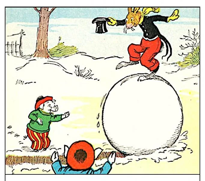 An illustration from UNCLE WIGGILY' S RADIO-Bk22- By HOWARD GARIS - GUNSTON CLASSIC, 1919, leaf 17
