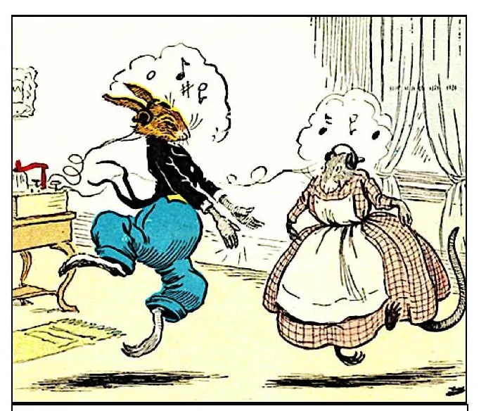 An illustration from UNCLE WIGGILY' S RADIO-Bk22- By HOWARD GARIS - GUNSTON CLASSIC, 1919, leaf 7