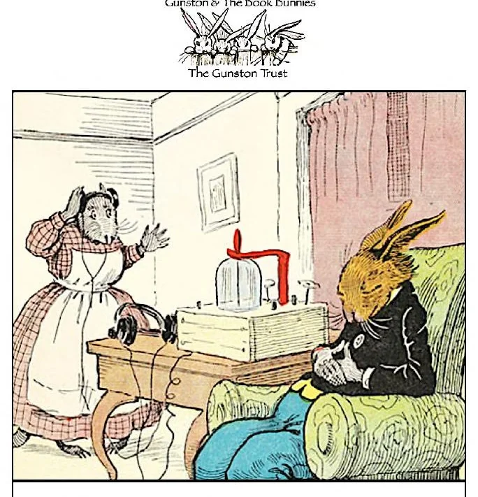 An illustration from UNCLE WIGGILY' S RADIO-Bk22- By HOWARD GARIS - GUNSTON CLASSIC, 1919, leaf 9