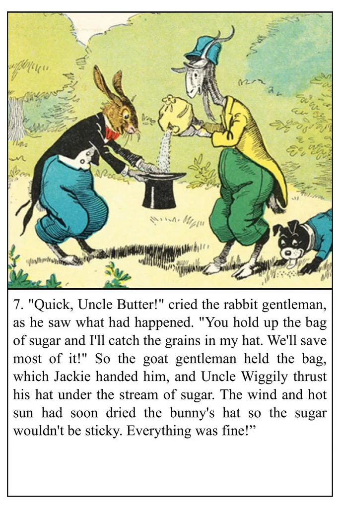 An illustration from UNCLE WIGGILY' S SILK HAT-Bk9- By HOWARD R. GARIS GUNSTON CLASSICS- -, 1919, leaf 11