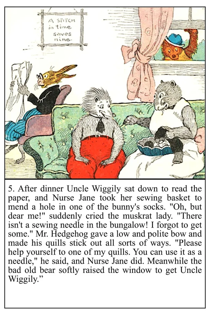 An illustration from UNCLE WIGGILY' S SILK HAT-Bk9- By HOWARD R. GARIS GUNSTON CLASSICS- -, 1919, leaf 19