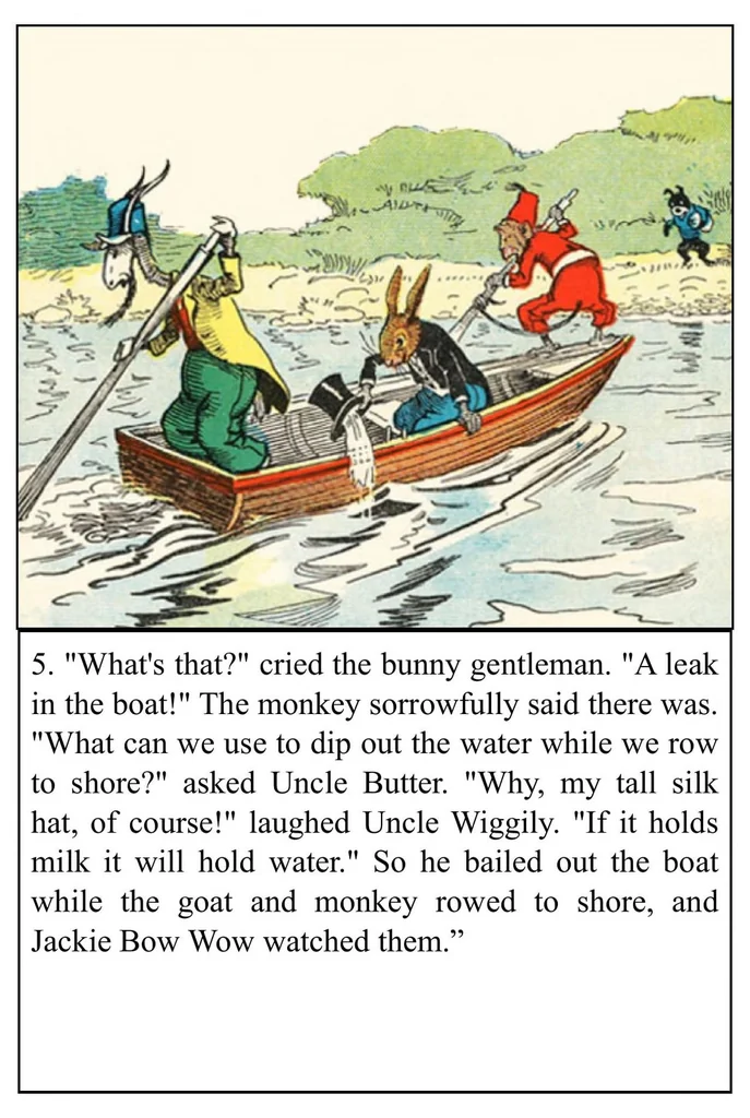 An illustration from UNCLE WIGGILY' S SILK HAT-Bk9- By HOWARD R. GARIS GUNSTON CLASSICS- -, 1919, leaf 9